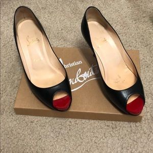 Peep toe Louboutin’s